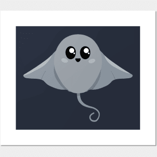 Cute Baby Stingray Posters and Art